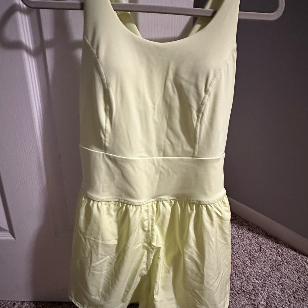 Neon yellow  One Piece romper